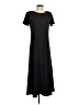 Talbots Solid Black Casual Dress Size S - photo 1