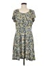 MICHAEL Michael Kors Print Blue Casual Dress Size M (estimated) - photo 1