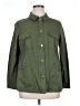 Woman Within 100% Cotton Solid Green Jacket Size 14 - photo 1