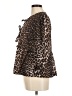 Unbranded 100% Polyester Animal Print Brown 3/4 Sleeve Blouse Size M - photo 5