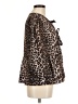 Unbranded 100% Polyester Animal Print Brown 3/4 Sleeve Blouse Size M - photo 4