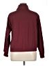 Ebb & Flow Solid Burgundy Track Jacket Size 1X - photo 2