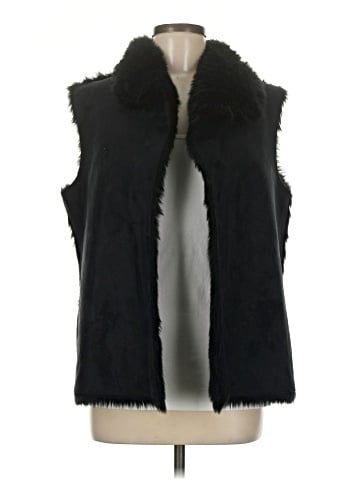 Ann Taylor LOFT Faux Fur Vest (view 1)