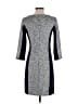 Old Navy Color Block Gray Casual Dress Size S - photo 2