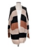 Shein Color Block Brown Cardigan Size 4 - photo 1