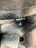 Torrid Checkered-gingham Gray 3/4 Sleeve Button-Down Shirt Size 2X Plus (2) - photo 7