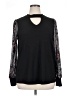 Maurices Black Long Sleeve Blouse Size 0X - photo 1