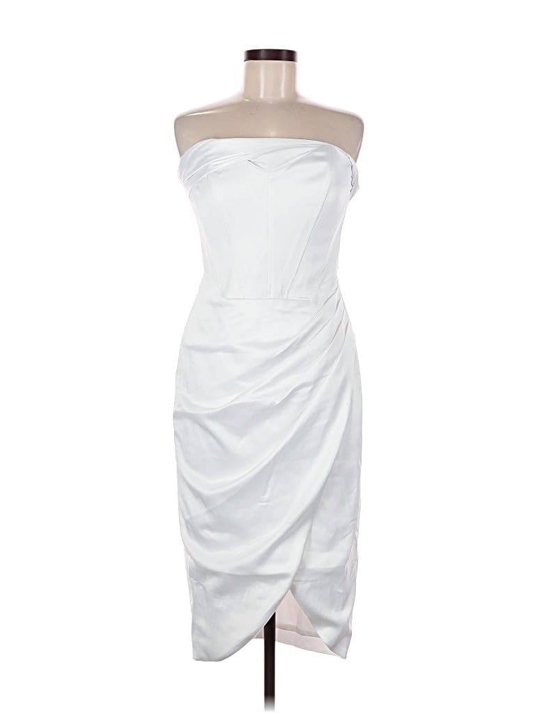 Pre-owned Bardot Cocktail Dress In White