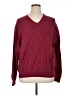 Assorted Brands 100% Cotton Argyle Burgundy Pullover Sweater Size XL - photo 1