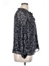 Express 100% Polyester Blue 3/4 Sleeve Blouse Size XL - photo 4