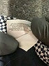 Anne Klein Houndstooth Gray Formal Skirt Size 10 - photo 5