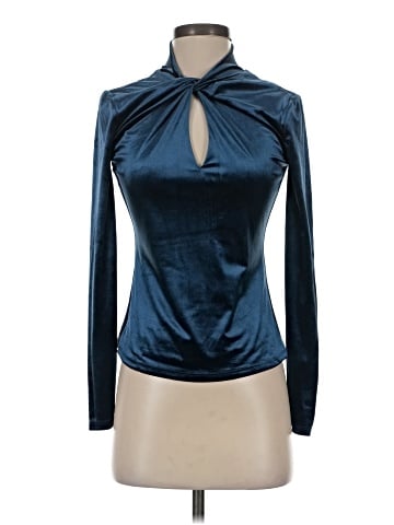 White House Black Market Long Sleeve Blouse (view 1)
