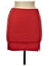 Forever 21 Solid Red Casual Skirt Size M - photo 1