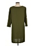 Unbranded Solid Green Casual Dress Size L - photo 2