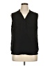 Nine West 100% Polyester Black Sleeveless Blouse Size XL - photo 1