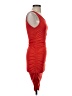 Shein Solid Red Cocktail Dress Size S - photo 4