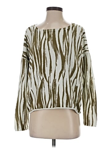 Garnet Hill Long Sleeve Silk Top (view 1)