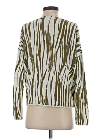 Garnet Hill Long Sleeve Silk Top (view 2)