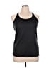 FILA 100% Polyester Black Gray Tank Top Size XL - photo 1