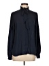 INC International Concepts 100% Polyester Blue Long Sleeve Blouse Size M - photo 1