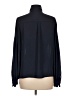 INC International Concepts 100% Polyester Blue Long Sleeve Blouse Size M - photo 2