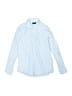 Nukutavake Solid Blue Long Sleeve Button-Down Shirt Size 10 - photo 1