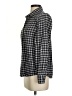 Rails Checkered-gingham Brown Gray Long Sleeve Blouse Size S - photo 5