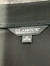 Glamour Black 3/4 Sleeve Blouse Size XL - photo 7