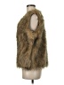 Tanming 100% Polyester Gold Faux Fur Vest Size M - photo 5