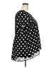 Torrid 100% Polyester Polka Dots Black Short Sleeve Blouse Size 2X Plus (2) - photo 4