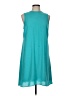 DR2 100% Polyester Solid Teal Casual Dress Size M - photo 1