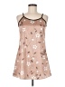 Unbranded Floral Tan Casual Dress Size M - photo 1