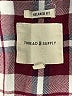 Thread & Supply 100% Rayon Plaid Burgundy Long Sleeve Button-Down Shirt Size M - photo 7
