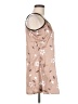 Unbranded Floral Tan Casual Dress Size M - photo 4