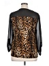 Carol Rose 100% Polyester Animal Print Brown 3/4 Sleeve Blouse Size 1X - photo 2