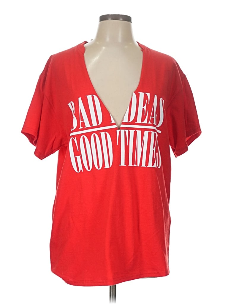 Assorted Brands Short Sleeve T-shirt In Red