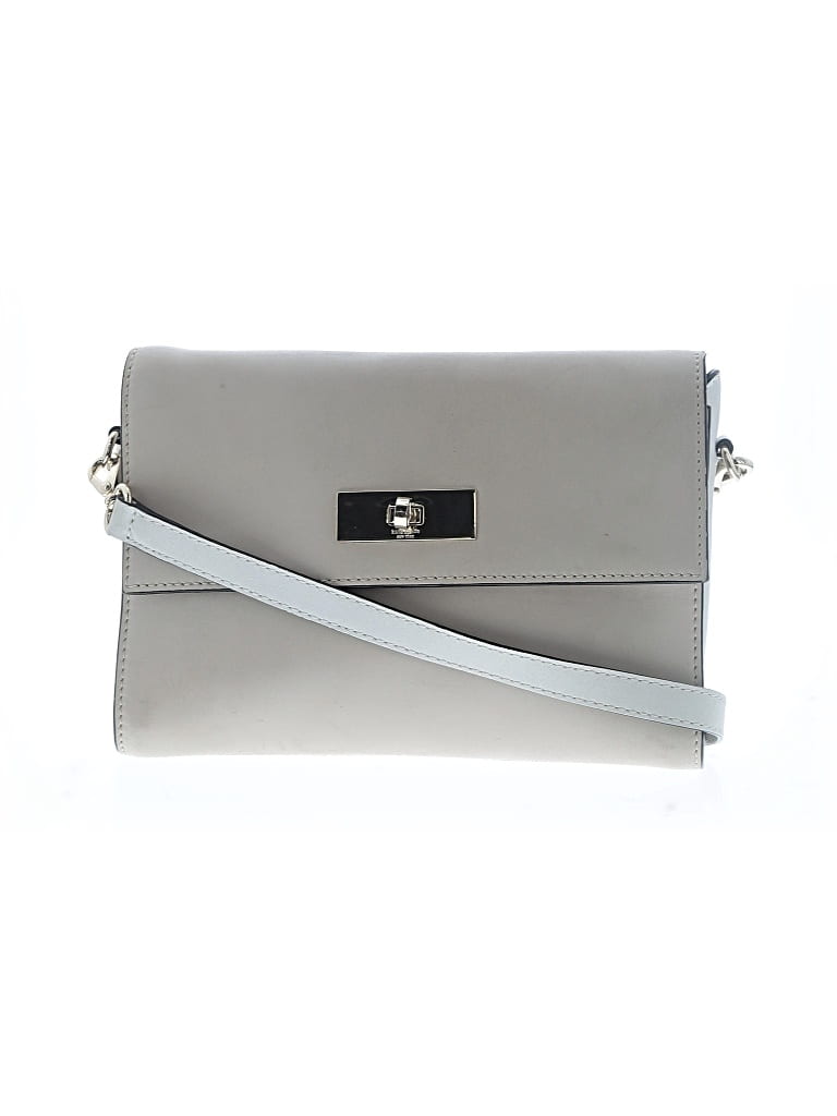 Pre-owned Kate Spade New York Leather Shoulder Bag In White