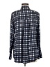 Basler 100% Viscose Houndstooth Blue Long Sleeve Blouse Size EU 40 / US 10 - photo 2