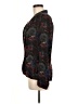 Silence and Noise 100% Polyester Floral Burgundy Blazer Size S - photo 5