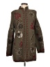 Worth Brown Wool Coat Size L - photo 1