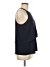 Cooper & Ella 100% Polyester Black Sleeveless Blouse Size L - photo 4