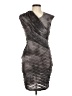Ali Ro 100% Polyester Metallic Gray Cocktail Dress Size 4 - photo 1