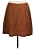 Shein 100% Polyester Solid Brown Casual Skirt Size 12 - photo 2