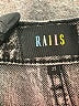 Rails 100% Cotton Gray Denim Skirt Size 25 waist - photo 3