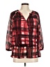 Dana Buchman Red 3/4 Sleeve Blouse Size M - photo 1