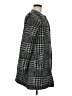 NANETTE Nanette Lepore Houndstooth Multi Color Gray Coat Size M - photo 4