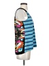 One September Blue Sleeveless Top Size S - photo 4