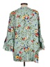 Grace & Emma 100% Polyester Green 3/4 Sleeve Blouse Size L - photo 2