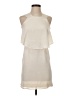Theory 100% Silk Solid Ivory Cocktail Dress Size 0 - photo 1