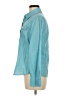 Old Navy 100% Cotton Teal Long Sleeve Button-Down Shirt Size M - photo 5